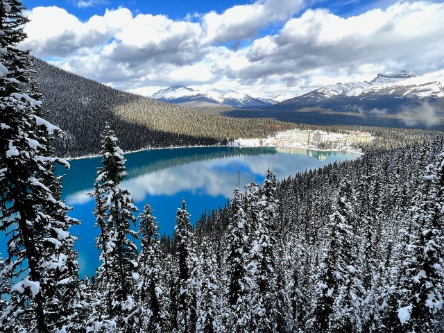 Winter Hiking the Lake Louise Fairview Lookout Trail, Banff National ...